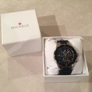 COPY - Michele Tahitian Jelly Bean carousel watch